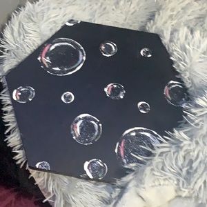 ~colorful bubble painting on hexagon canvas~